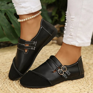 Black slip-ons