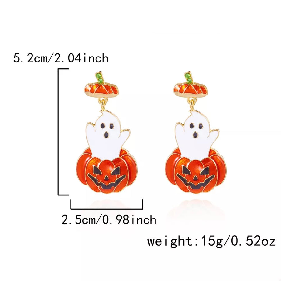 earrings featuring novelty in white with 18K Gold-Plated, Alloy, Resin Care instructions: Avoid wearing during exercise