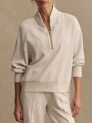 100% polyester Care instructions: Machine wash cold sweatshirt and wide-leg pants set in Burgundy with relaxed top, wide-leg