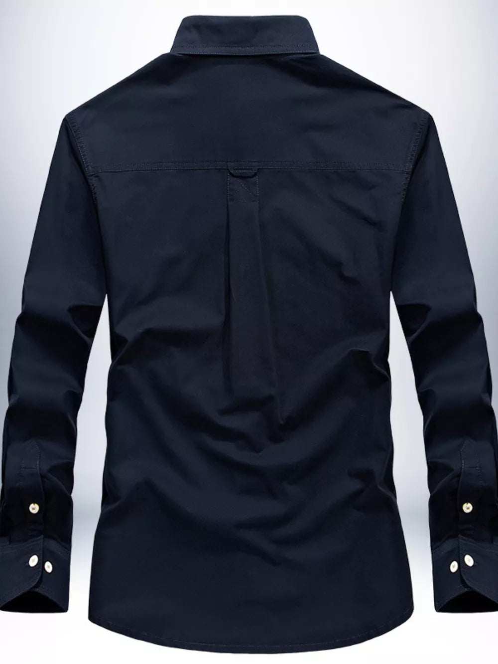 Khakis Men S Plus Size Button Up Long Sleeve