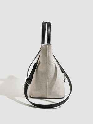 light beige handbag