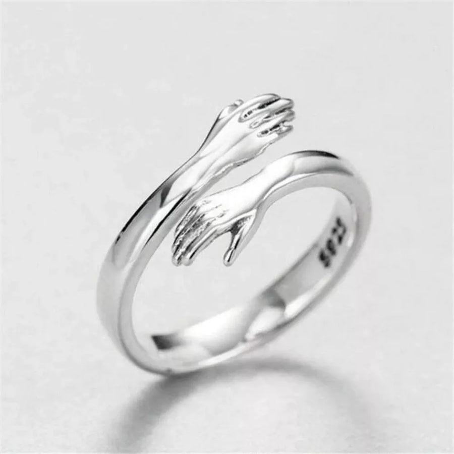 romantic ring in silver with not applicable