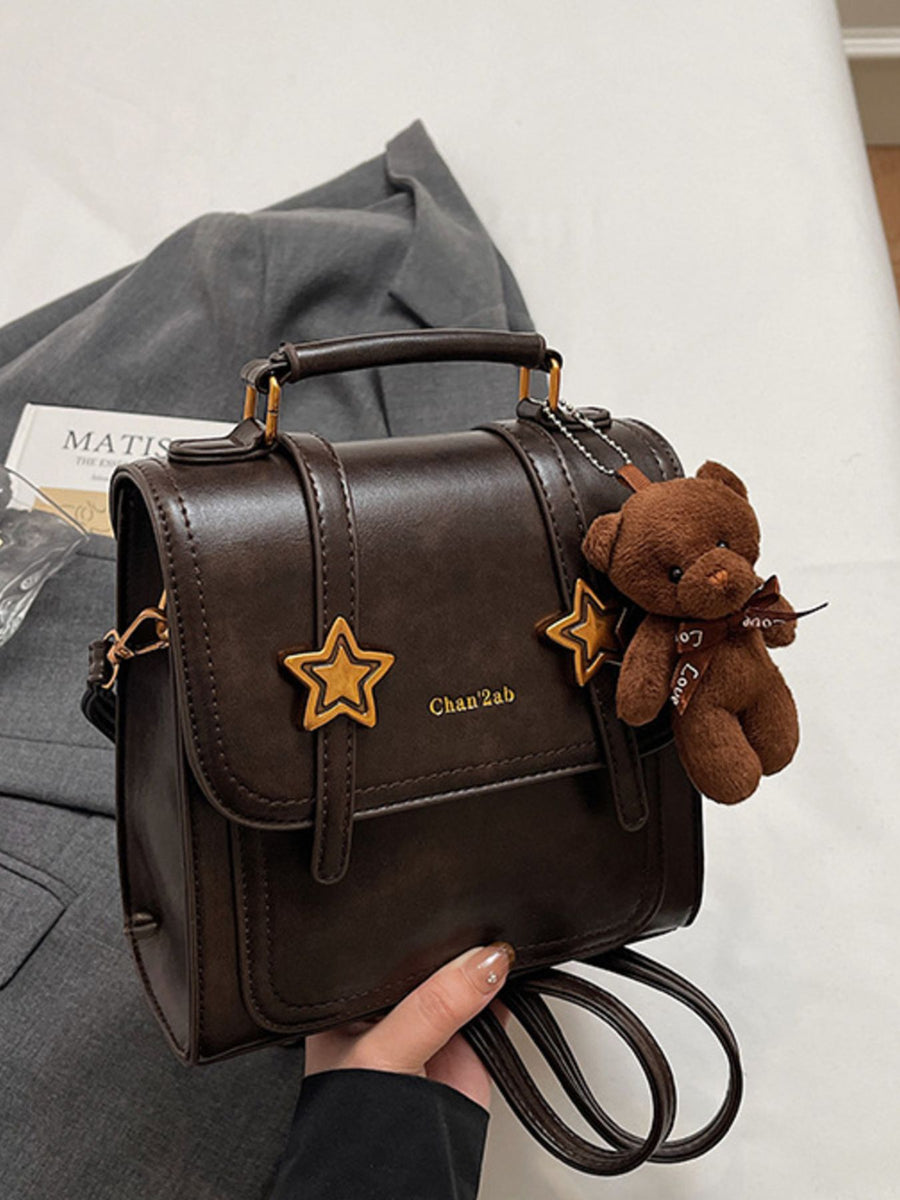 backpack in brown