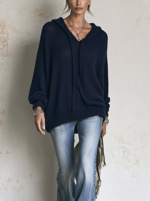 100% polyester Care instructions: Machine wash cold pullover hoodie in Black with oversized silhouette