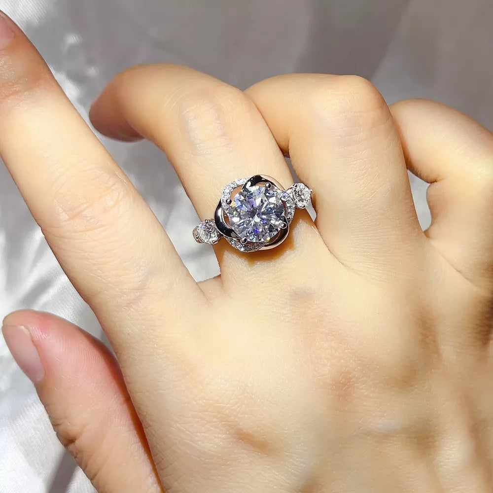 Silver 3 Carat 925 Sterling Silver Ring