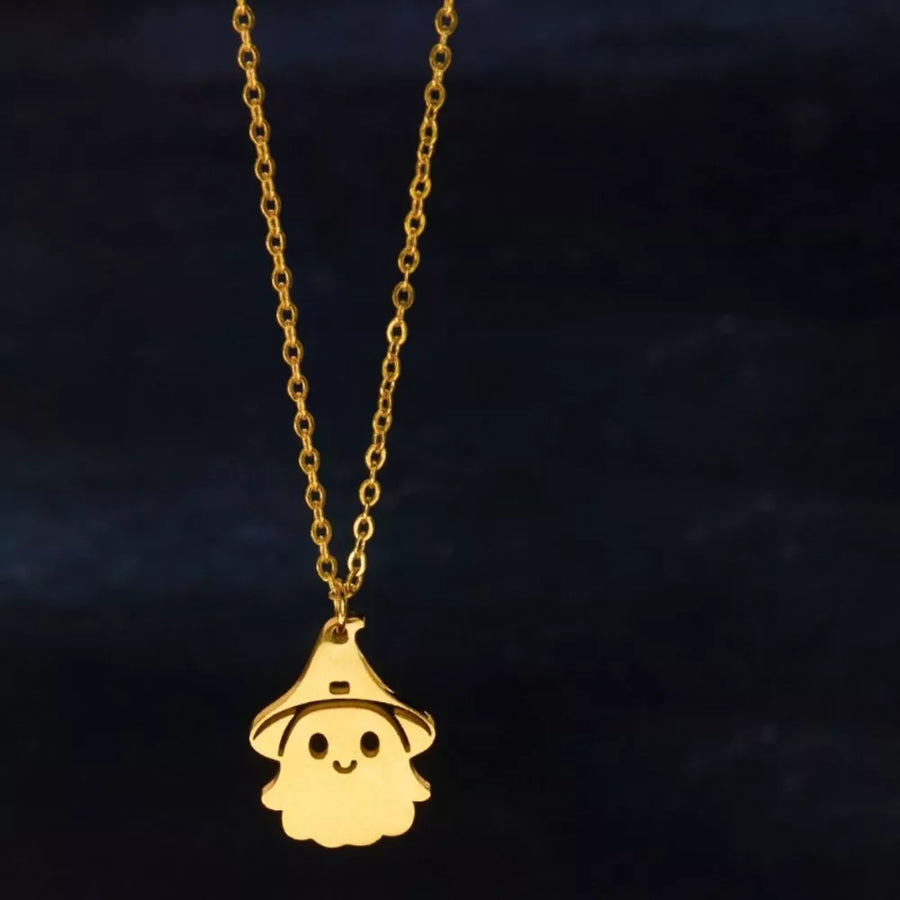 18K Gold-Plated, Titanium Steel Care instructions: Imported Size &amp necklace in gold with straight silhouette