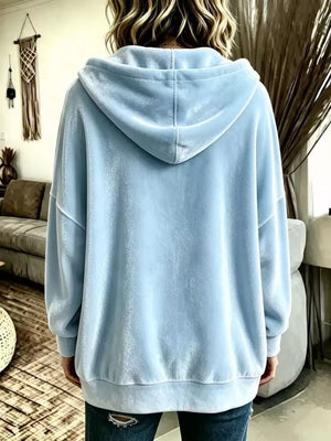 athleisure hoodie in Gray with hooded