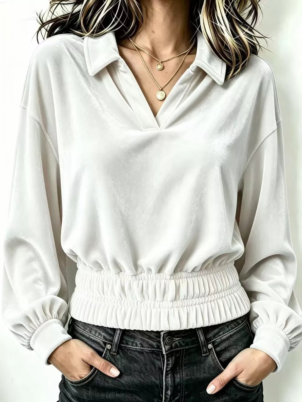 Blue blouse