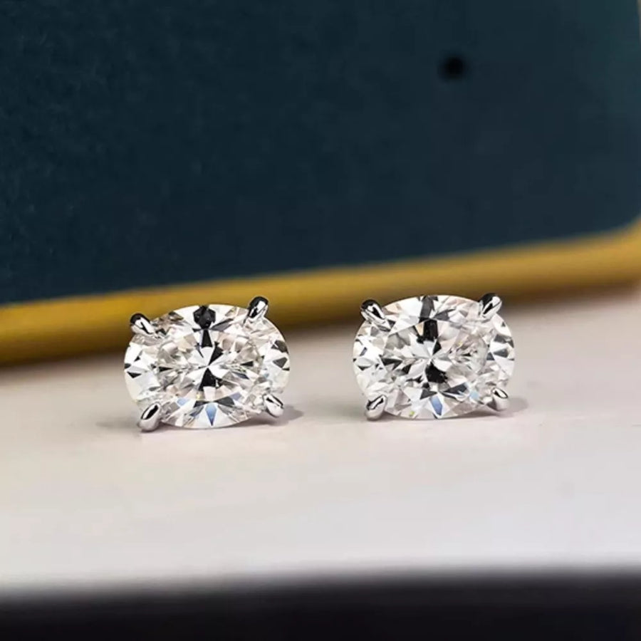 Silver earrings