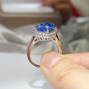 sapphire blue ring with null and null