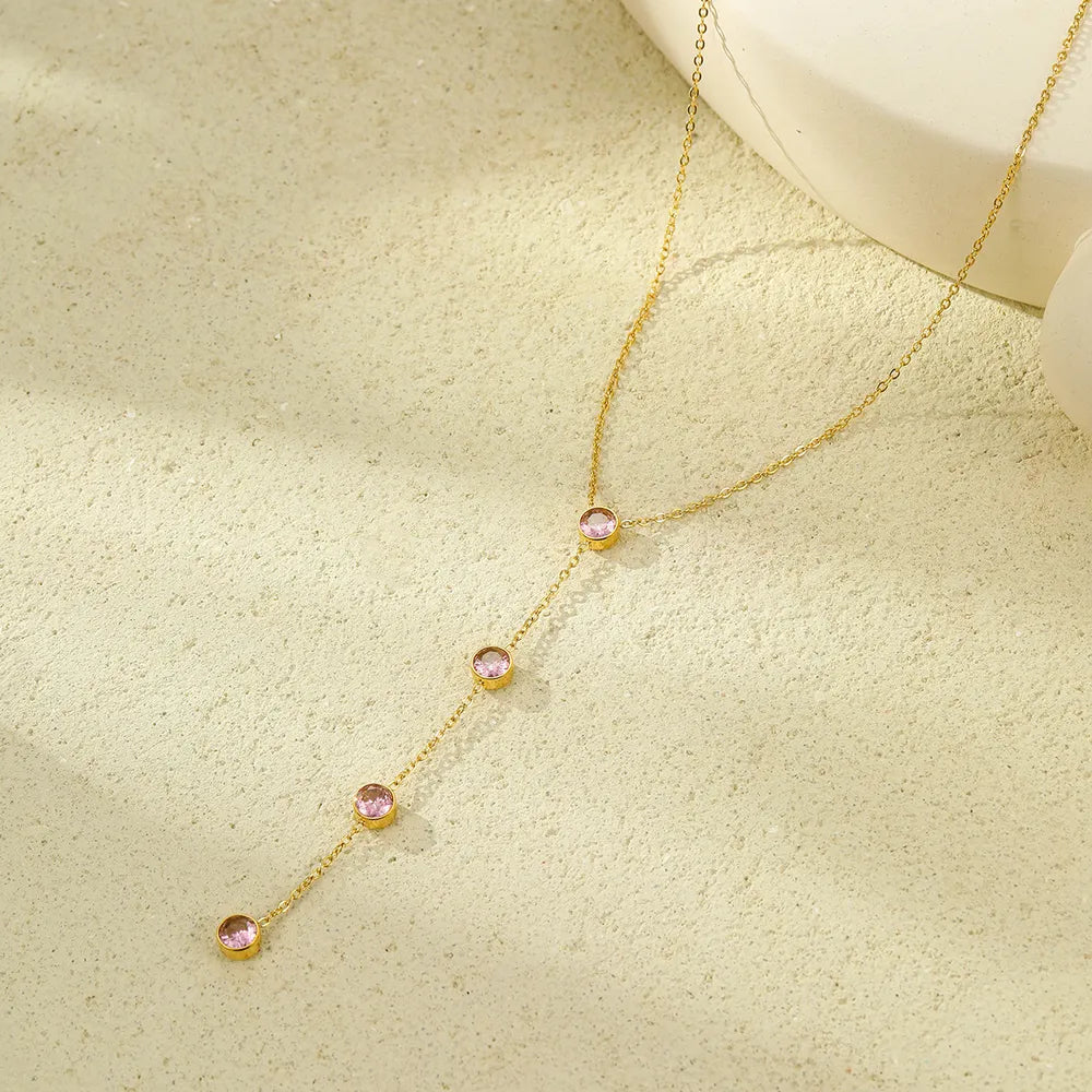 necklace in Style B with 18K gold-plated and 19.3 inches