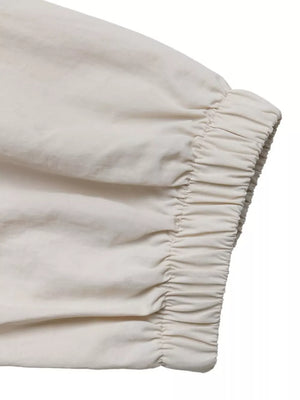 Apricot relaxed windbreaker with collared