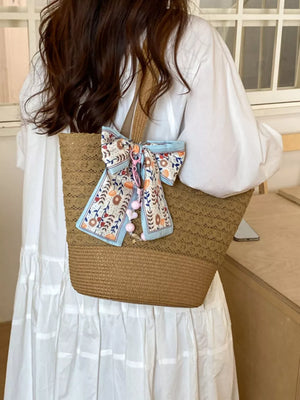 Straw Woven Shoulder Bag option 6