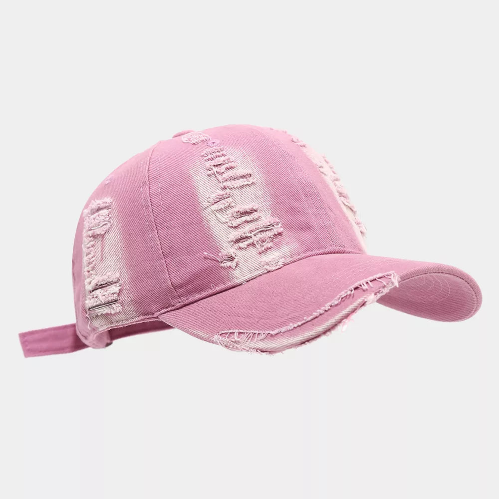 cotton Imported Size &amp cap in Light Blue with fitted silhouette