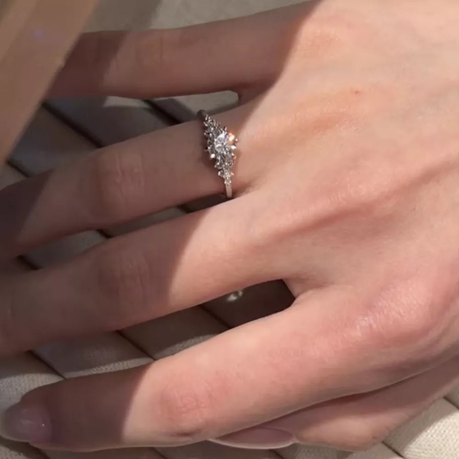 Ring in silver