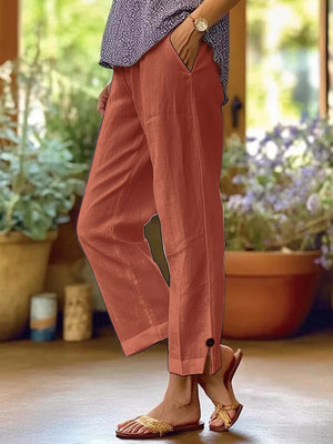 Full Size Casual Wide-leg Pants Plus Size, view 11