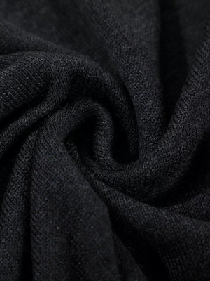 Black with Men's Mock Neck Short Sleeve Knit Top