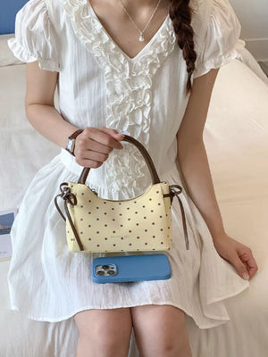 Polka Dot Mini Crossbody Bag option 8