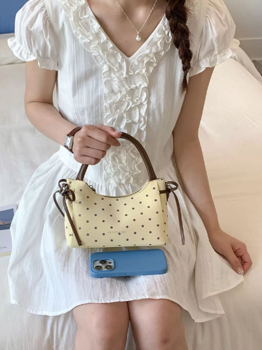 Polka Dot Mini Crossbody Bag option 8