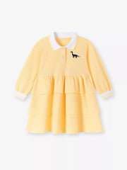 95%cotton, 5%spandex Care instructions: Machine wash cold shirt dress in white with A-line silhouette