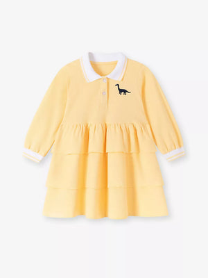 95%cotton, 5%spandex Care instructions: Machine wash cold shirt dress in white with A-line silhouette