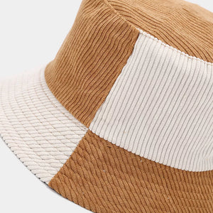 hat in Sage with color-block and color-block design