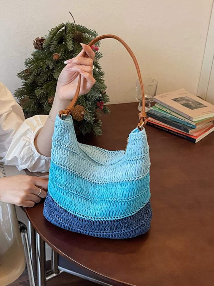 Straw Woven Shoulder Bag option 6