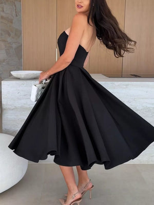 Dust Storm A-line A-line dress with strapless