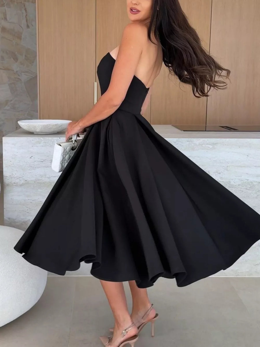 Dust Storm A-line A-line dress with strapless