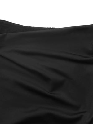black maxi dress