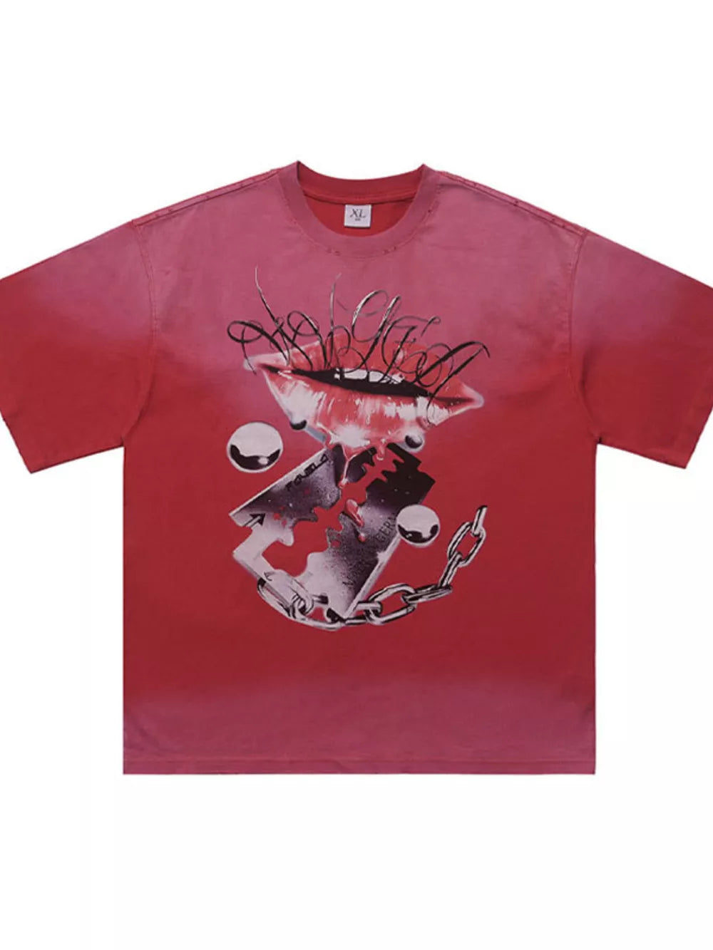 Men's Graphic Short Sleeve T-shirt in White