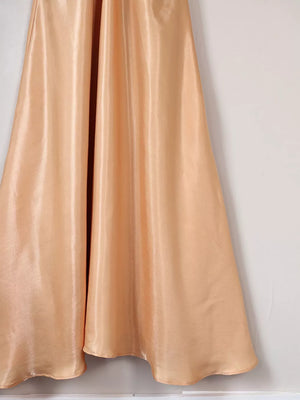 maxi dress in Khaki with o-ring detail and maxi