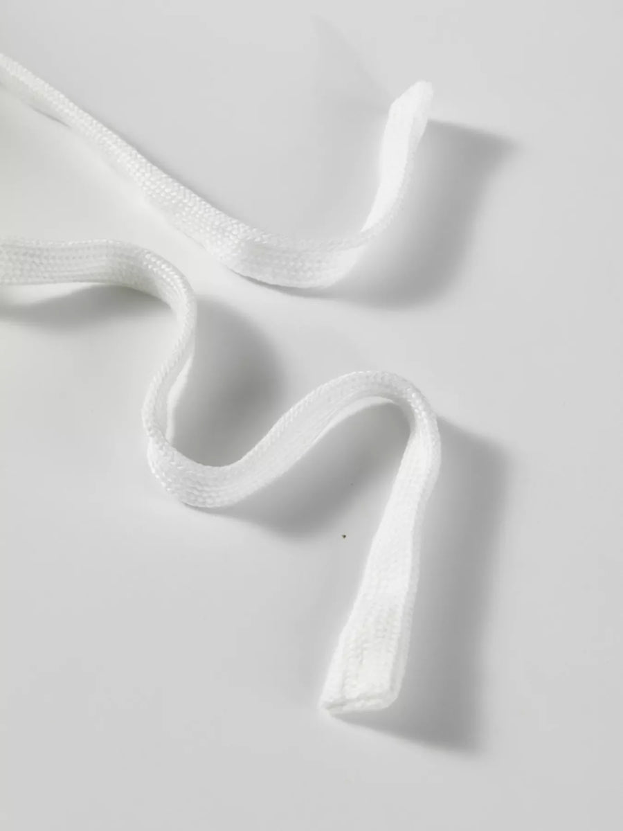 White drawstring detail on a loungewear set