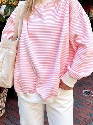light blue sweatshirt with stretch and long sleeve