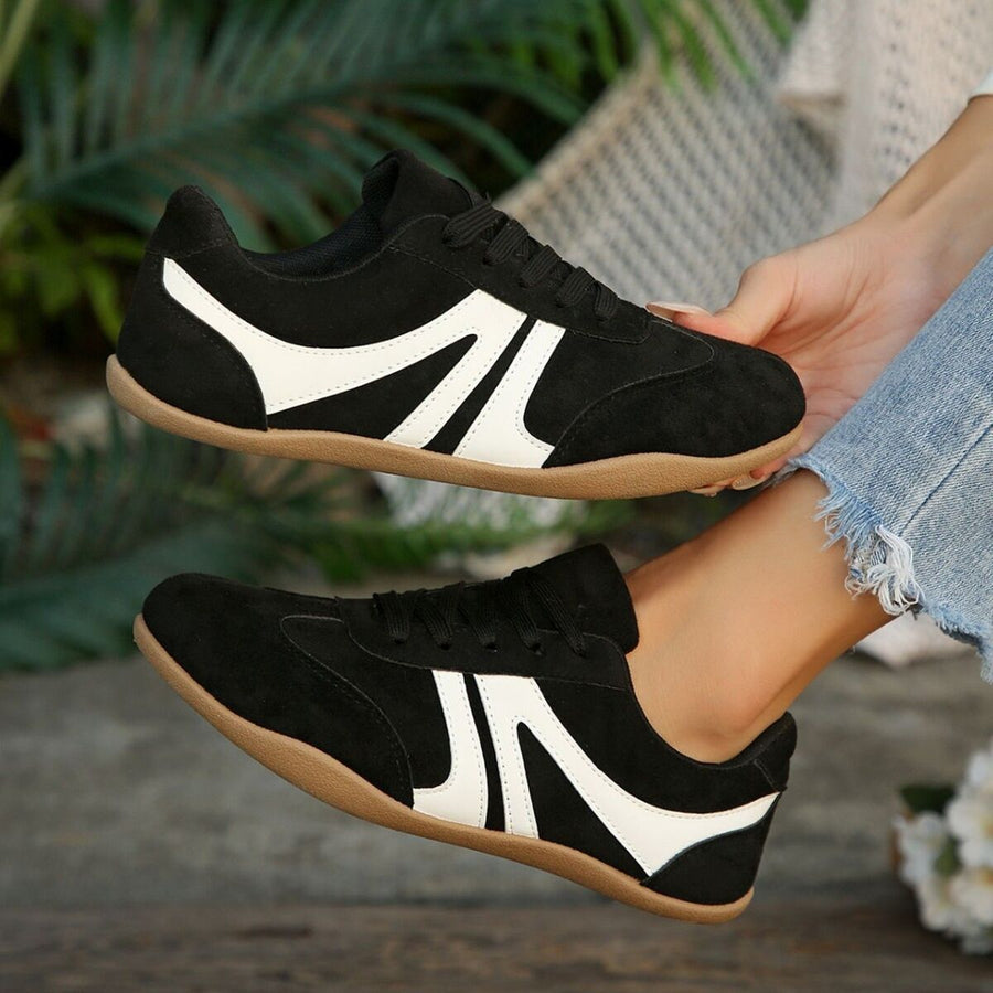 PU Leather,Rubber Imported Size &amp sneakers in Beige with regular silhouette