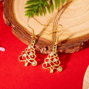 18K Gold-Plated, Alloy, Rhinestone Care instructions: Imported Size &amp earrings in Gold with dangle silhouette