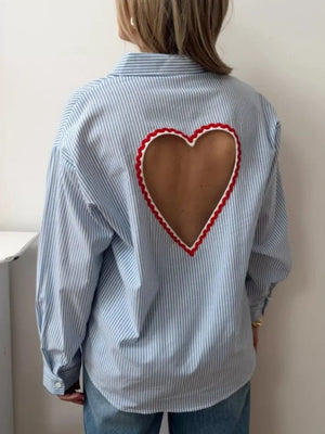 Classic Striped Button-down Shirt option 3