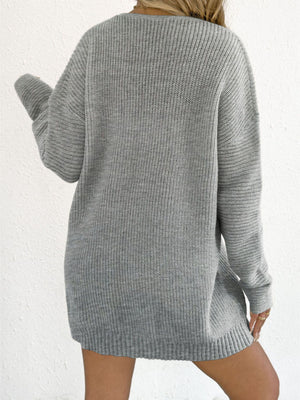 sweater dress in Apricot Color
