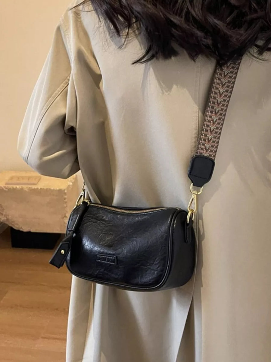 Wide Strap Crossbody Bag option 5