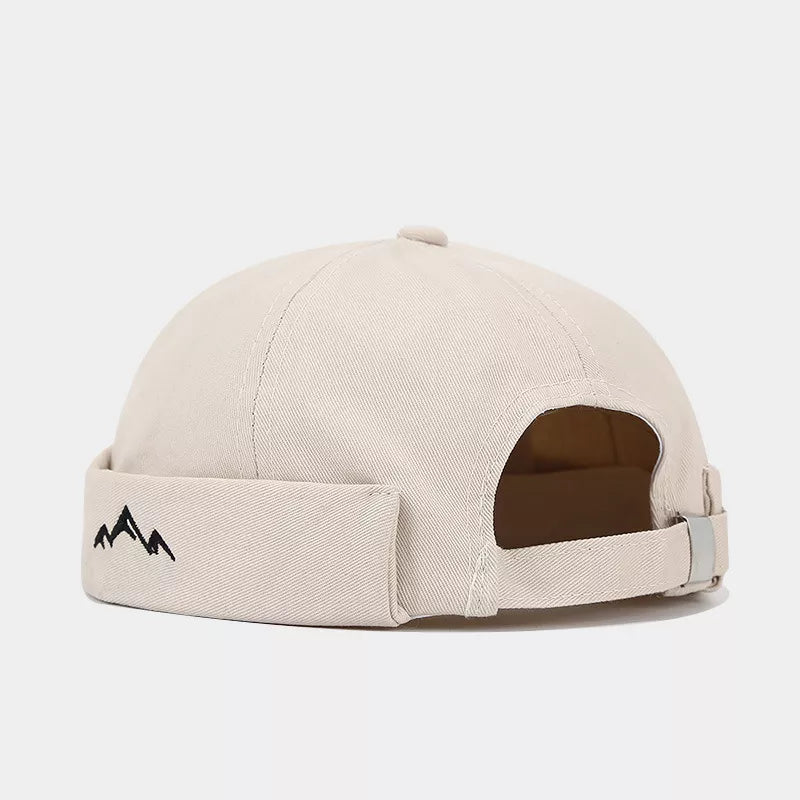 cotton Imported Size &amp hat in Cream with fitted silhouette