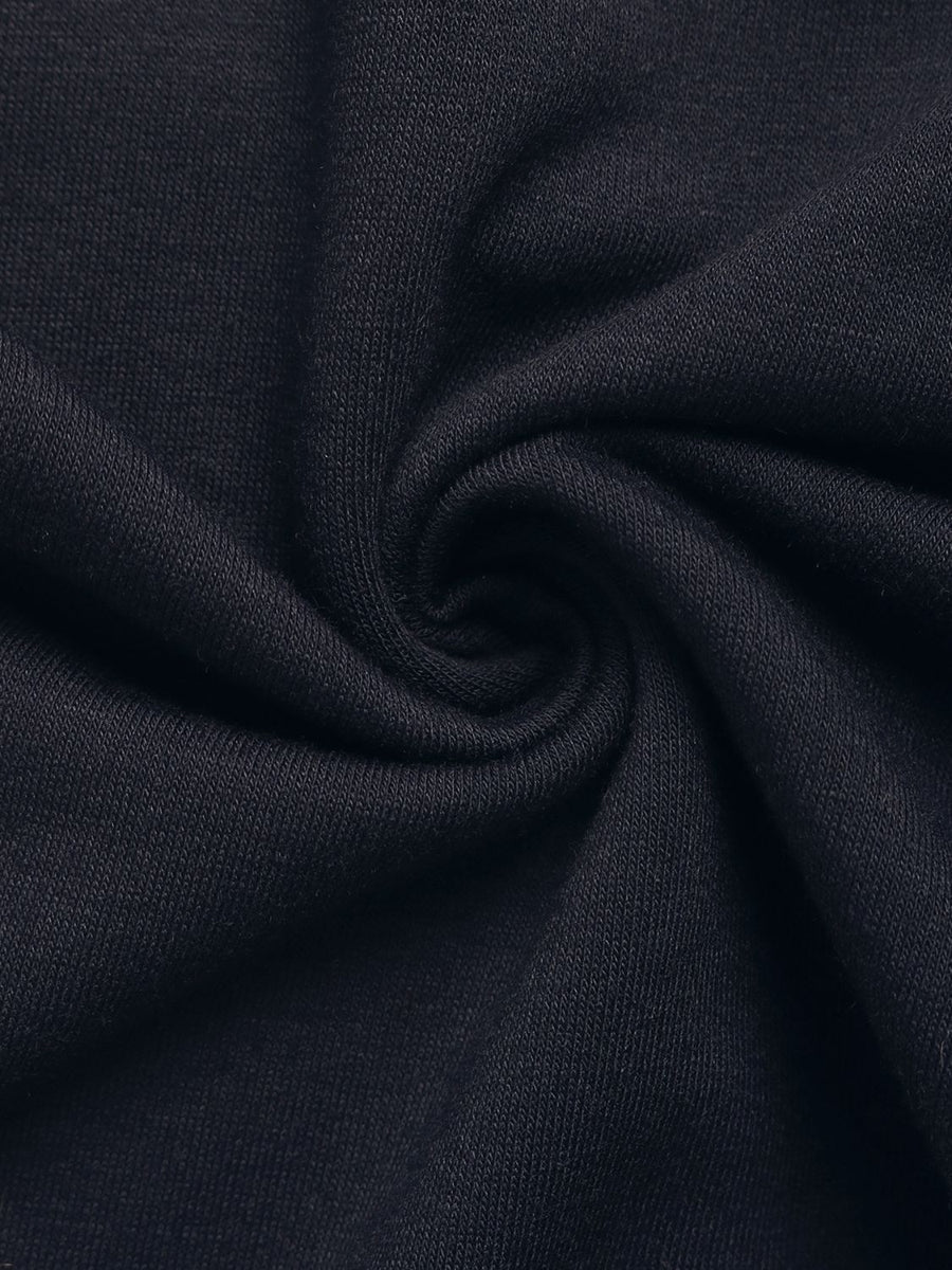 Navy Contrast Waistband Palazzo Pants
