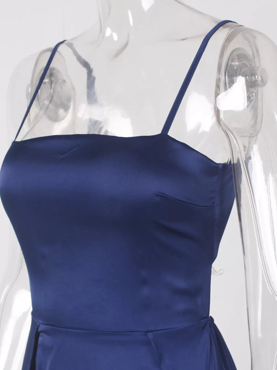100% polyester Care instructions: Machine wash cold maxi dress in Green with A-line silhouette