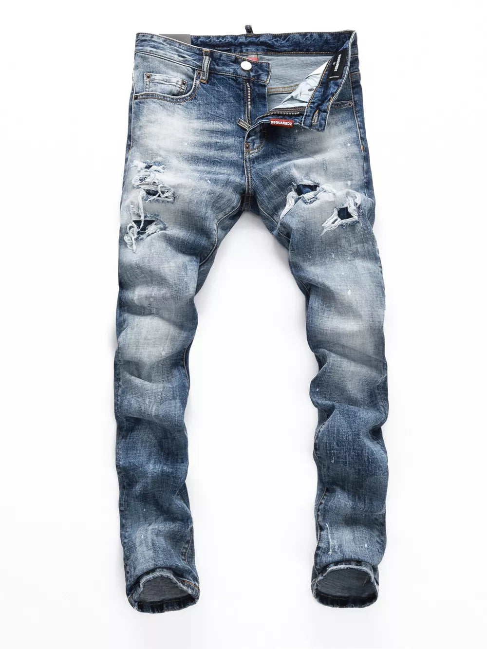 Medium Men S Distressed Slim Fit Jeans