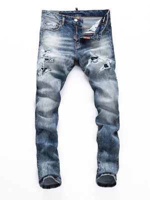 Medium Men S Distressed Slim Fit Jeans
