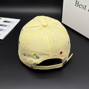 Yellow with Embroidered Baseball Cap