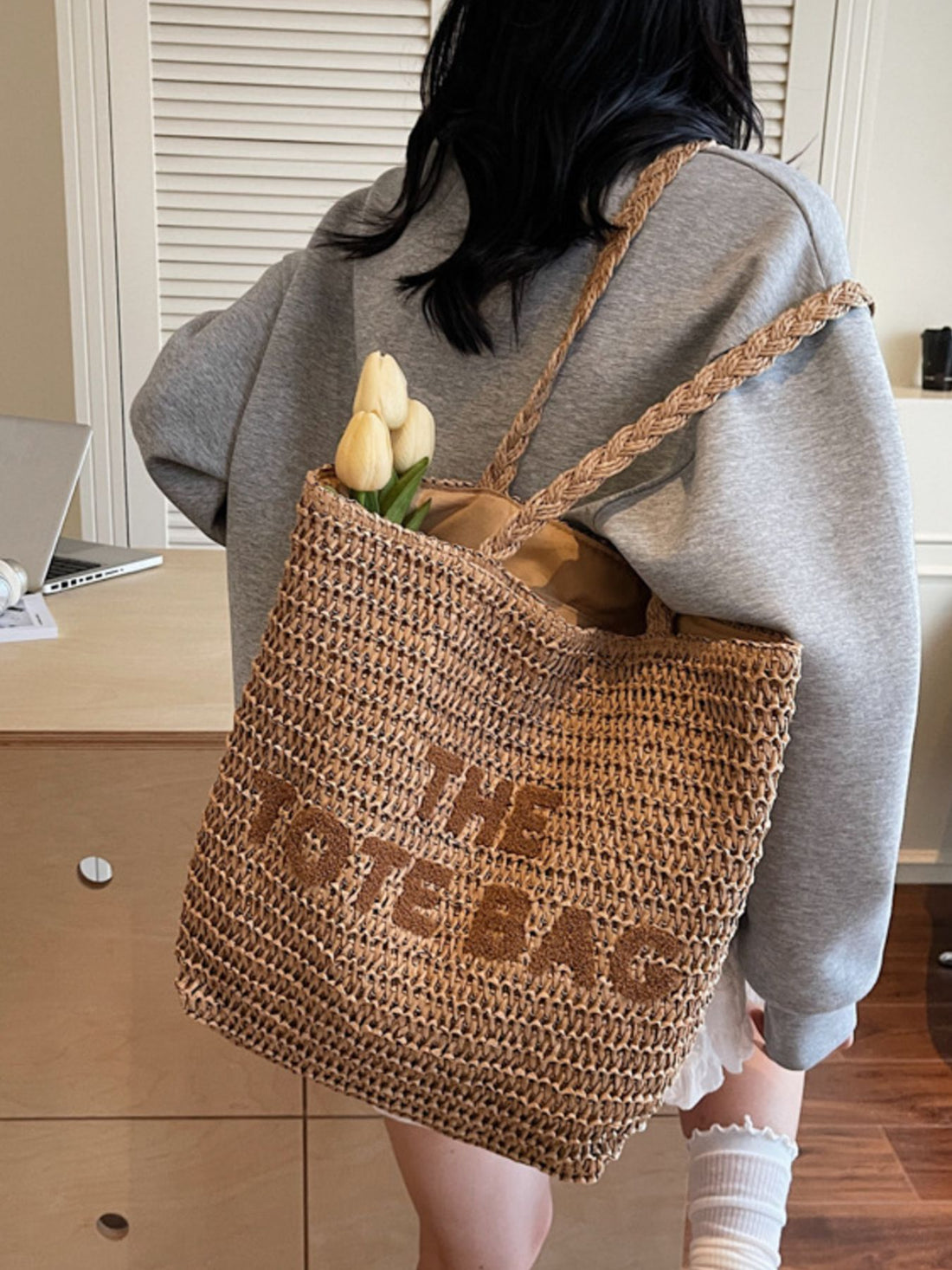 Khaki tote