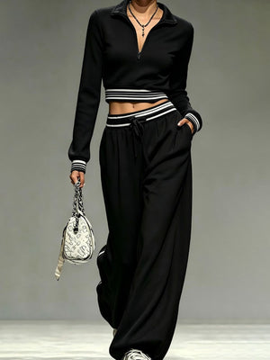Gum Leaf lounge set with pocketed and long sleeve