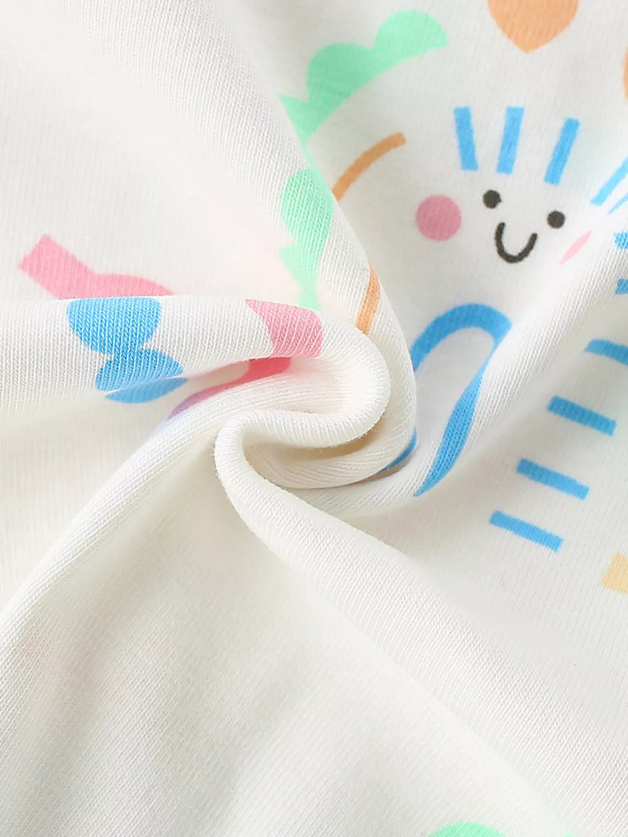 Children's Rainbow Print Short Sleeve T-shirt option 4