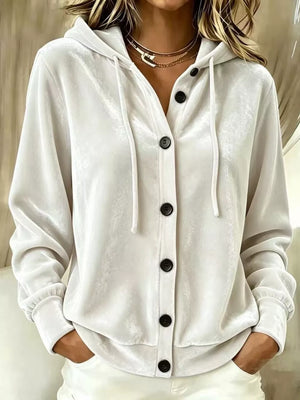 100% polyester Care instructions: Machine wash cold hoodie in Burgundy with relaxed silhouette