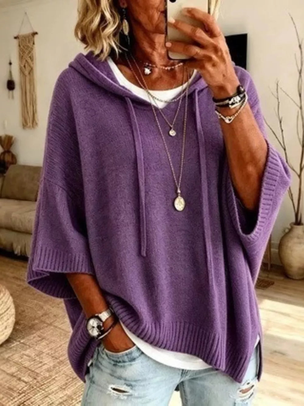 Khaki pullover sweater